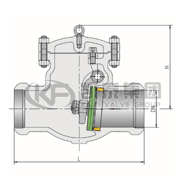 API旋啟式法蘭/對焊止回閥