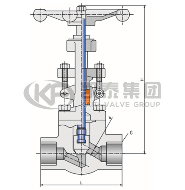 承插焊鍛鋼截止閥